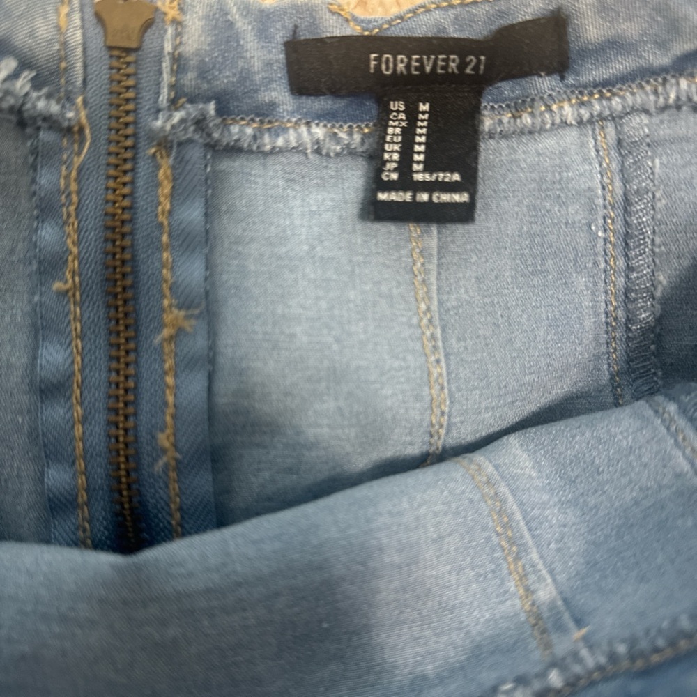 Forever 21 Blue Mini Pencil Skirt Casual - Picture 5 of 5